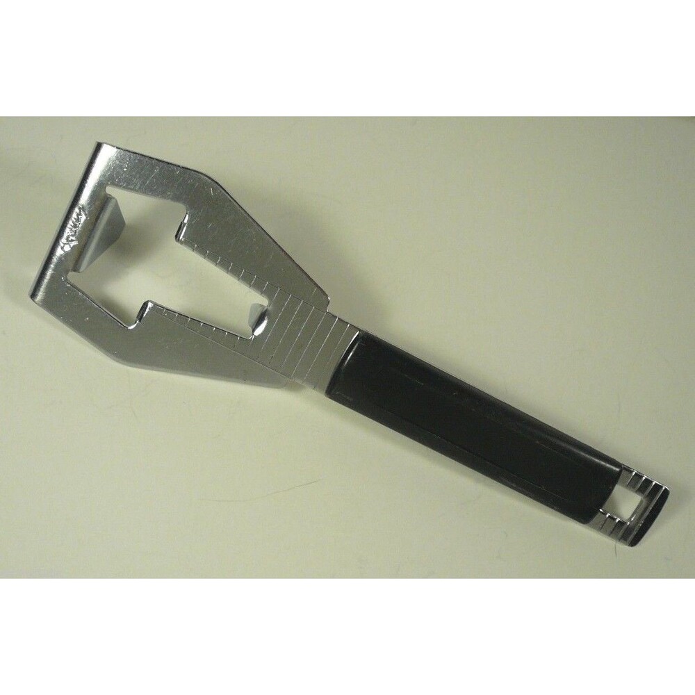 Vintage Foley Bottle Opener Black & Stainless Steel